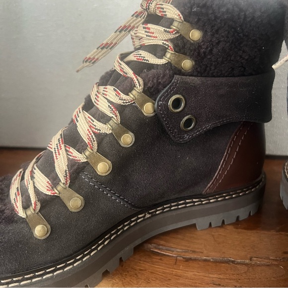 NWOT See By Chloe Women's Eileen Walk Lace Up Hiker Boots-Size 39 - Picture 9 of 11